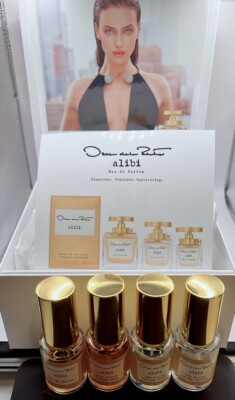 Oscar De La Renta-  Discovery Lab Set -Set Of 4 0.5Oz EDP+Accords-(NIB)