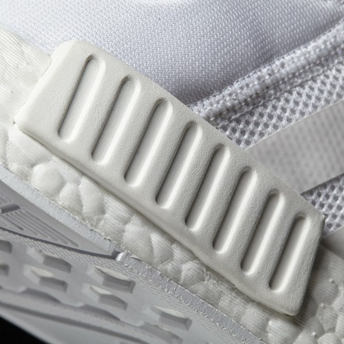 Adidas Originals NMD_R1 Para Hombre Triple Blanco Boost BA7245 TALLA 13 13.5 - Imagen 4 de 13