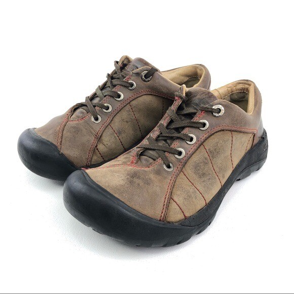 Scarpe basse da trekking Keen Presidio in pelle marrone da donna taglia 6 5 euro 37 outdoor
