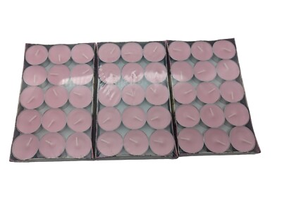 Duft Rosenblüten Teelichter 3x 30er-Set | 4 Std Brenndauer Deko Duftkerzen