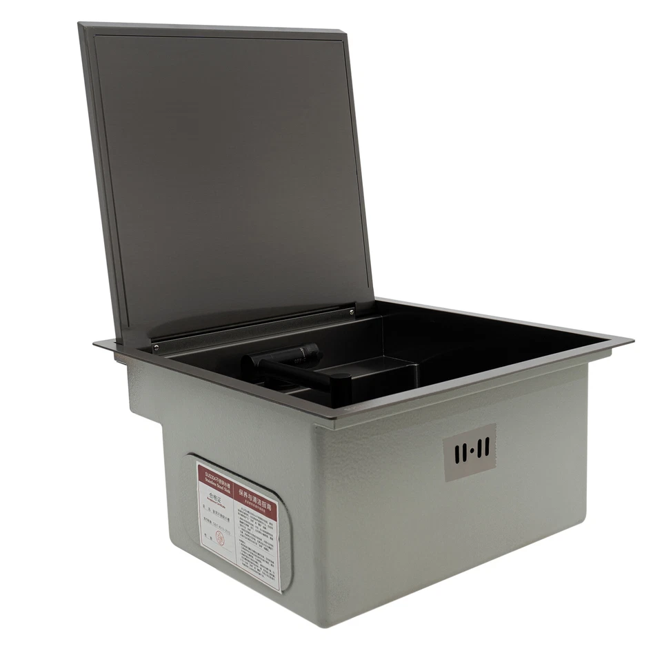 17.7*16.9*9inch Hidden Kitchen Sink, Single Bowl Sink, Stainless Steel Sink - Image 2 of 4