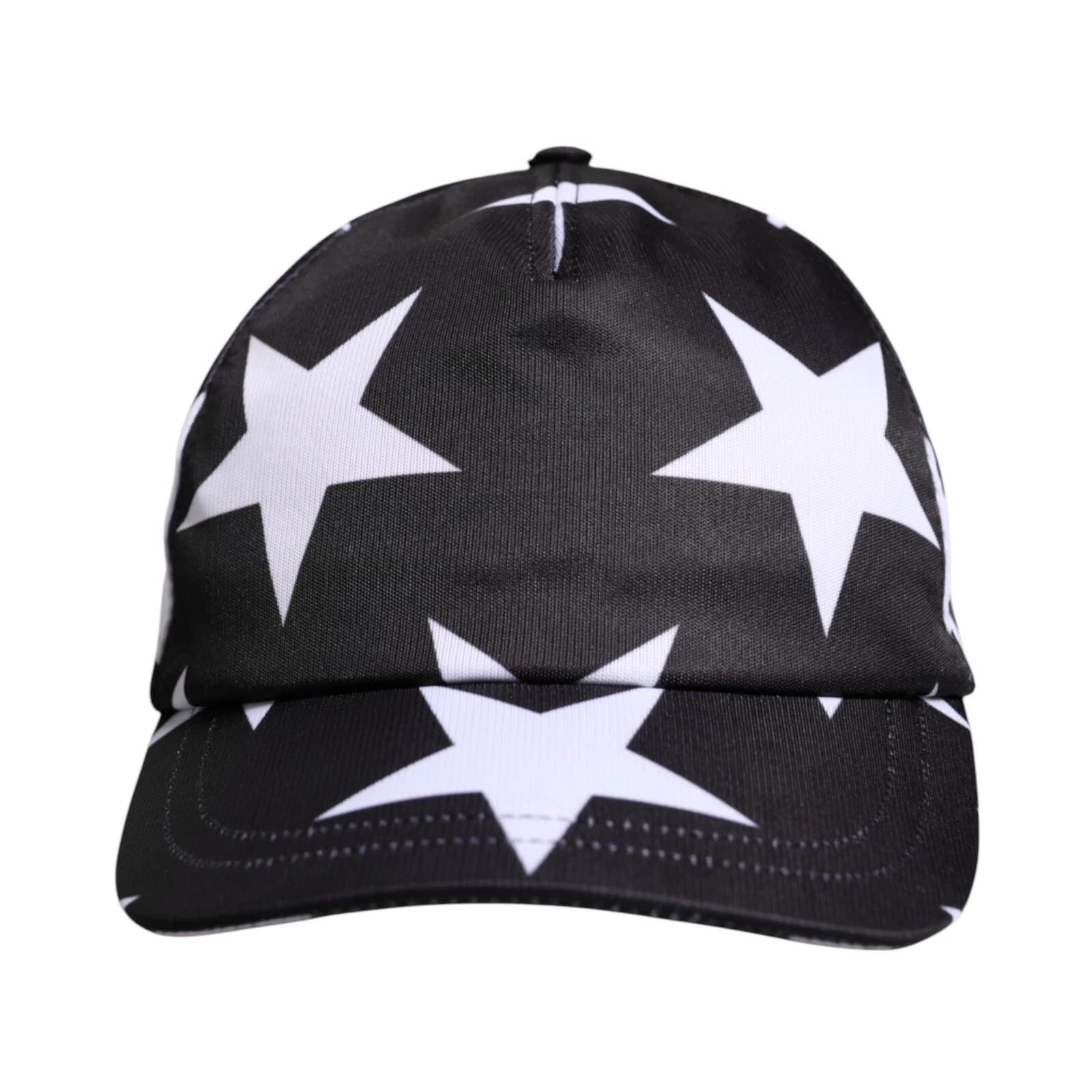 DOLCE & GABBANA Hat Women Black Star Print Polyester Baseball Cap 56 / XS 600usd