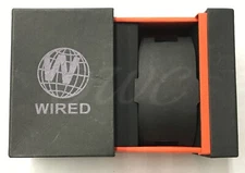 Wired black Watch Box Presentation display Storage Case