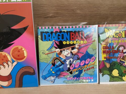 Dragon Ball LP record Set of 3 hit song collection CHA-LA HEAD-CHA-LA adventure - Picture 4 of 19