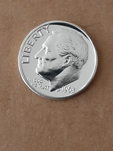 1963 ROOSEVELT DIME   PROOF SILVER