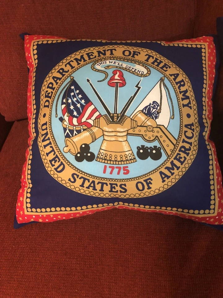 Handmade Navy Pillows - Image 2 of 3