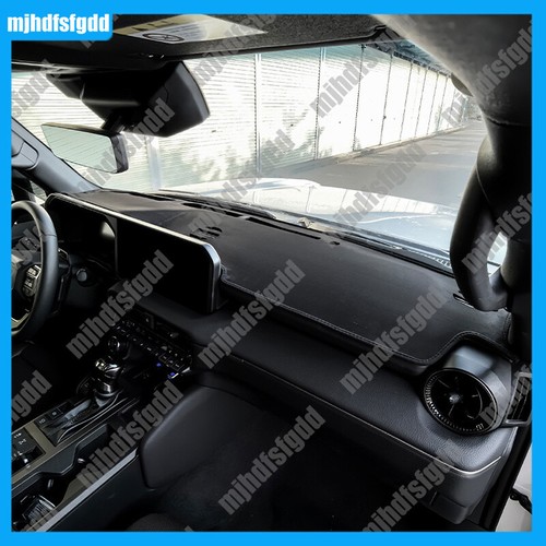 Black Suede Dashmat Dash Dashboard Cover with HUD For Land Cruiser LC250 2024+ - Bild 8 von 9