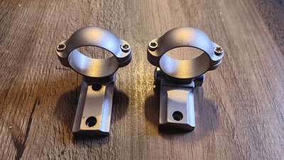 Leupold Standard (STD) 2 piece base & ring set for Remington 700, Silver, 1'' LOW
