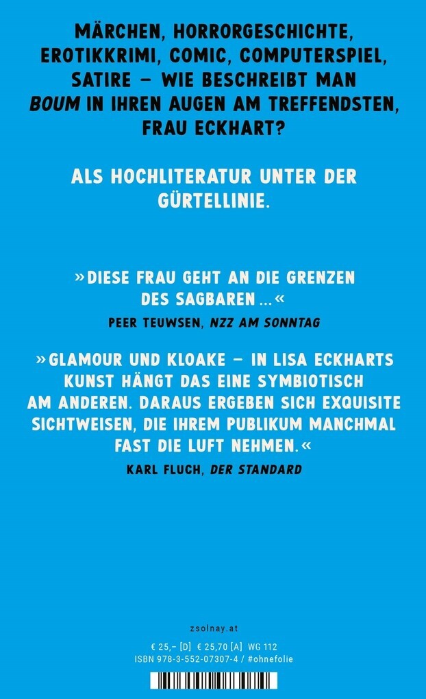 Thumbnail - Boum | Lisa Eckhart | 2022 | Deutsch