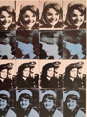 ANDY WARHOL,'SIXTEEN JACKIES,1964' ART PRINT FROM 1994 TE NEUES