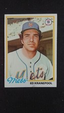 1978 Topps baseball card # 49 Ed Kranepool   ( G to VG )