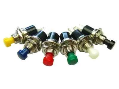 SCHÖNWITZ Miniatur Drucktaster Taster Schließer EIN Modellbau Mini Druckschalter 6 Farben