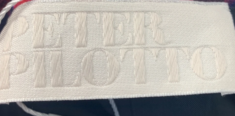 Falda Peter Pilotto púrpura rojo azul estampado abstracto talla 10 Foto 4 de 4