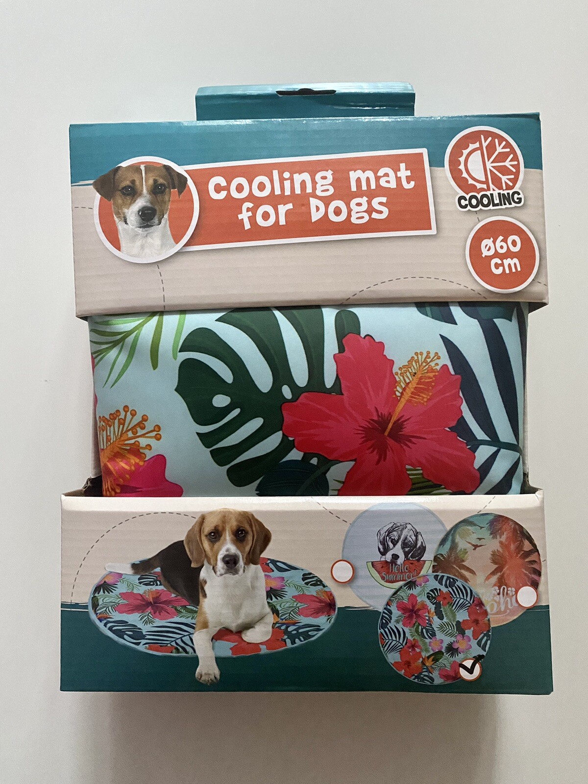 Tapis Rafraîchissant Chien contre la Canicule | Coussin Gel Frais 60cm Protégeant des Coups de Chaleur