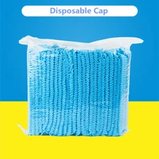 20pcs Disposable Hair Net Bouffant Non Woven Dust-Proof Cap Head Cover