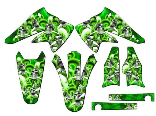 2004-2005 KX 250F JESTER Green Senge Graphics Kit Compatible with Kawasaki - Picture 1 of 4