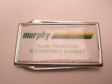 Murphy Insurance Agency Vintage Money Clip Pocket Knife Nail File mc10