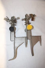 Pair of Impact Sprinklers w/Spiked Ground Mounts, Made in China