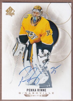 2020-21 SP Authentic Limited Autographs #21 Pekka Rinne AUTO