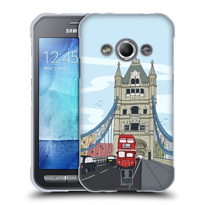HEAD CASE DESIGNS DOODLE CITIES SERIES 2 SOFT GEL CASE FOR SAMSUNG PHONES 4