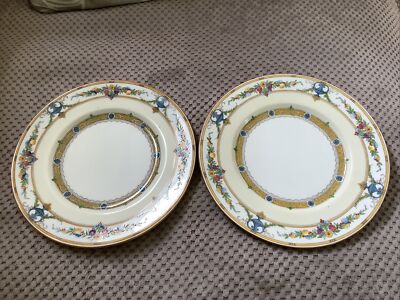 Mintons Helena Teller 7,75 cm x 2 Muster B1056 seltener Fund gebrauchter Zustand