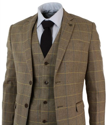 light tweed suit