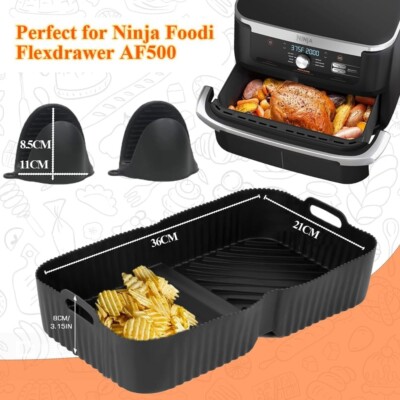 10 PZ FODERE in silicone friggitrice ad aria inserti friggitrici ad