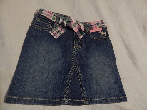 NWT 4 4T GYMBOREE SMART GIRLS RULE JEAN SKIRT