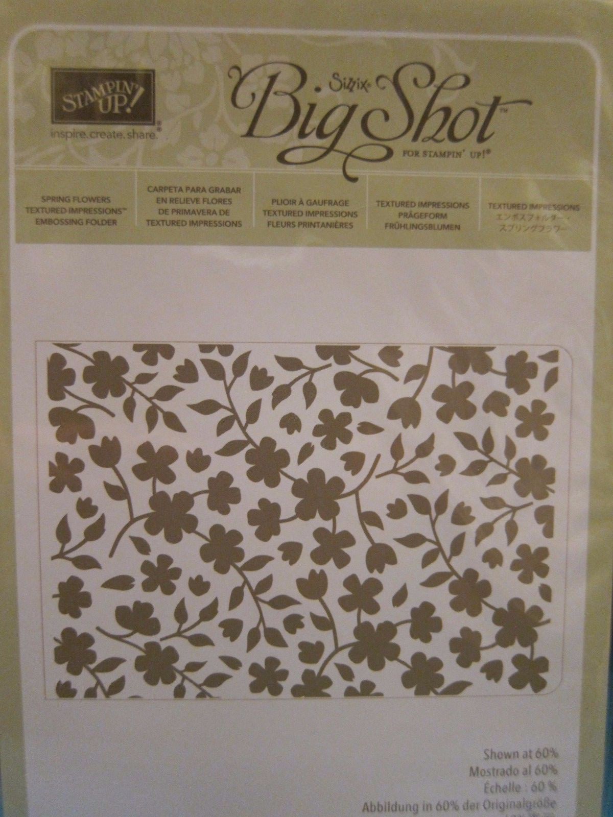 Stampin Up Textured Impressions Embossing Folder | eBay