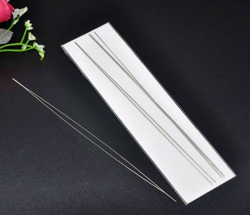 Perlen-Nadeln Türkis 10mm - 50 Stück, Für Basteln & Deko (KEINE Stecknadeln!)