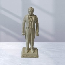 Vintage William Harrison Louis Marx President Plastic Figure Political Gift 9th