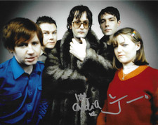 * JARVIS COCKER & CANDIDA DOYLE * signed 8x10 photo * PULP * COA
