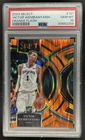 2023-24 Select Victor Wembanyama RC Orange Flash Prizm Premier Level #121 PSA 10