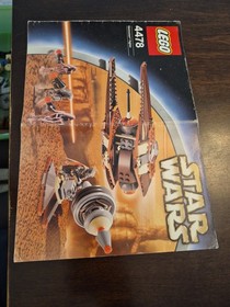 LEGO Star Wars: Geonosian Fighter (4478) Complete Ship, NO minifigs,  W Manual