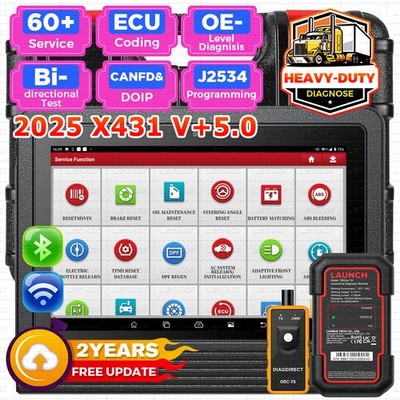 LAUNCH X431 PRO3S V+ 5.0 ELITE PRO5 Car Diagnostic Tool J2534 Programming Coding