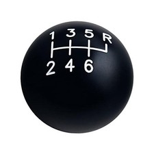 Black/White Inlay 200 Grams Weighted Aluminum Shift Knob 6 Speed Short Throw