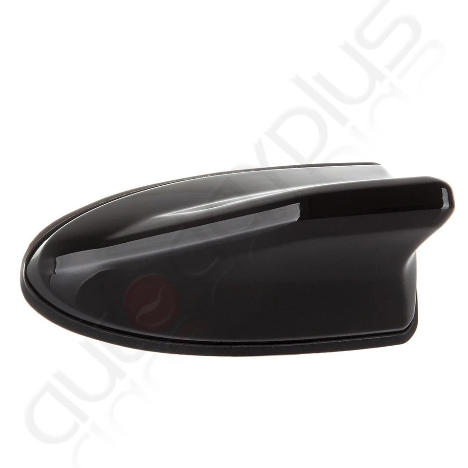 Antena de techo universal de aleta de tiburón negra aérea radio FM/AM decoración para BMW Foto 2 de 4