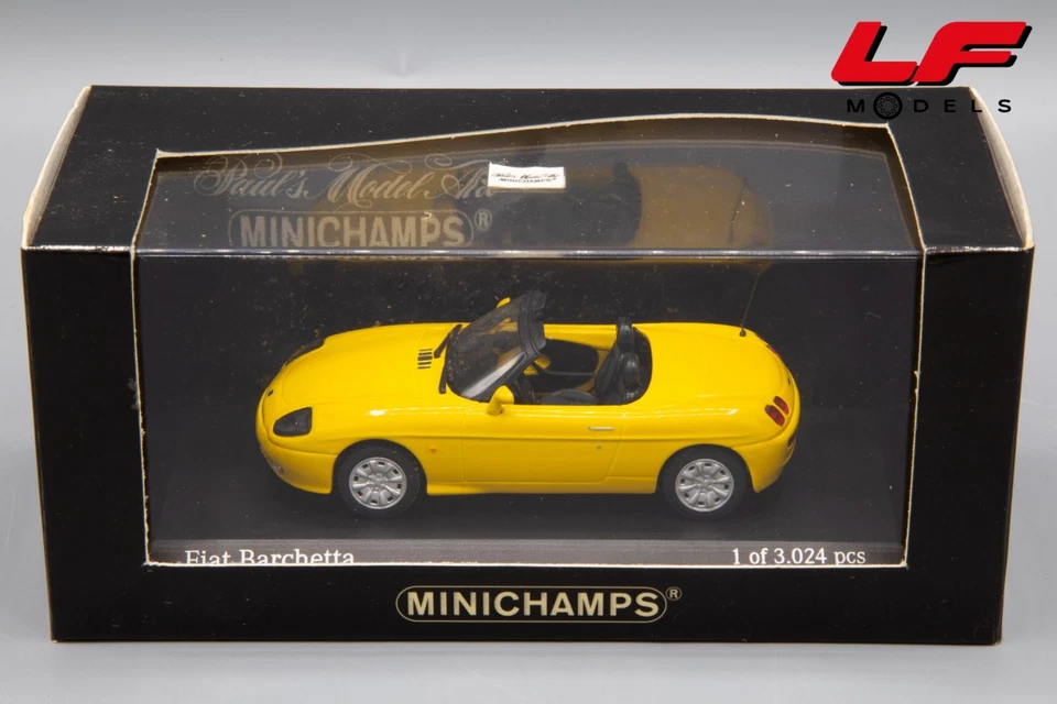 1:43 Fiat Barchetta Giallo Ginestra - Minichamps - Immagine 3 di 3