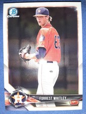 2018 topps bcp147 forrest whitley rookie rc chrome