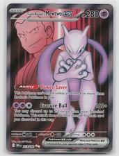 Pokemon Team Rocket's Mewtwo ex 213/182 - SV10: Destined Rivals - Holofoil - Nea