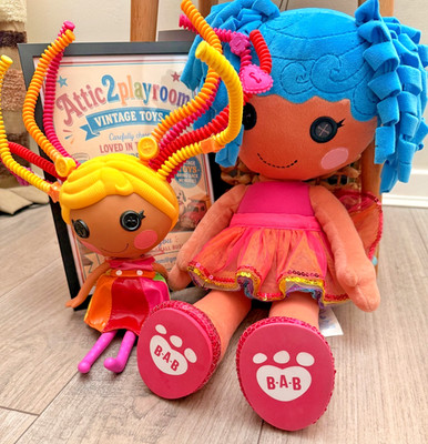 Lalaloopsy Puppe Konvolut Build A Bear Fäustlinge Fluff N Stuff + Silly Hair Peanut