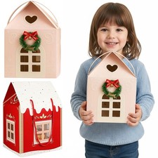 Christmas Cottage Gift Box, Up Christmas House Gift Boxes, Fancy Paper Boxes