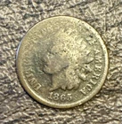 1865 P Indian Head Small Cent Copper Philadelphia Circulated BN