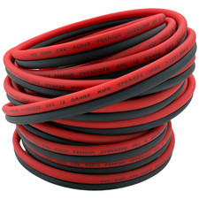 10' feet OFC TRUE 12 Gauge AWG RED/BLACK Speaker Wire Sky High Car Audio Home