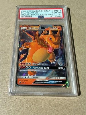 2019 Pokemon Charizard GX SM211 HOLO Hidden Fates Tins Promo