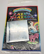 VINTAGE My Little Pony Lazer Blazers Holographic Stickers Colorforms 1983 NEW