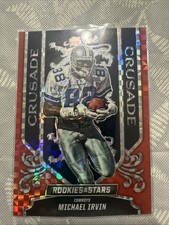 2023 Panini Rookies & Stars - #CR-23  Michael Irvin Red Plaid Crusade