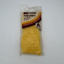 Vintage. Caron Pre-Cut Acrylic Latch Hook Rug Yarn Yellow 0106