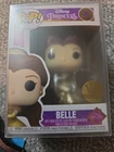 Funko Pop! Disney Ultimate Princess 221 Gold Belle with Pin Funko Shop Exclusive