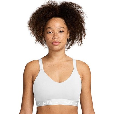 Nike Indy Medium Support Padded Sport, White, XS